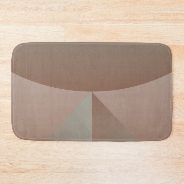 Item preview, Earth Tone Geometric Pyramid Minimalist Abstract Poster Artwork designed and sold by ByJacobHam.