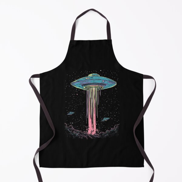 Item preview, UFO Abduction Beam Vintage Sci-Fi Alien Spaceship designed and sold by jinajinawoodood.