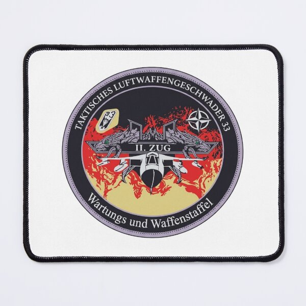 Item preview, Taktisches Luftwaffengeschwader 33 Maintenance and Weapons Squadron Patch designed and sold by CharlieDesings.