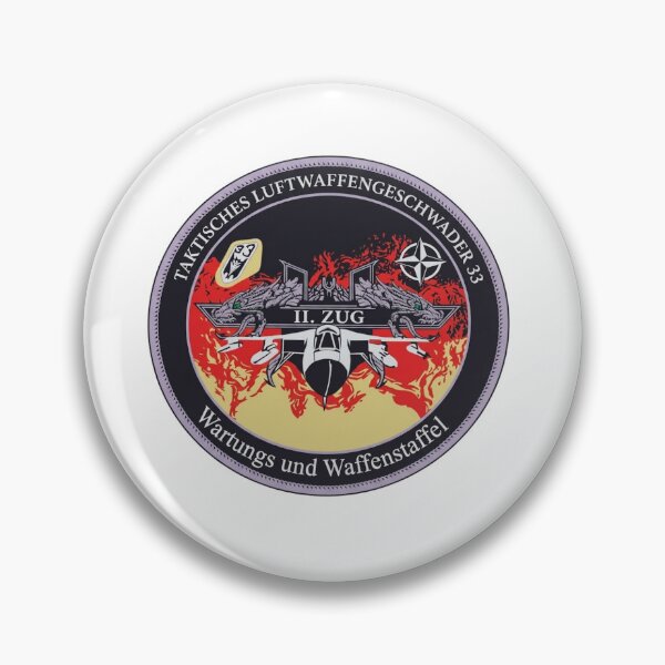 Item preview, Taktisches Luftwaffengeschwader 33 Maintenance and Weapons Squadron Patch designed and sold by CharlieDesings.
