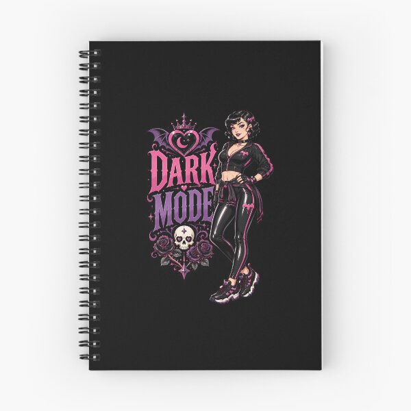 Item preview, Dark mode Goth Gym Girl designed and sold by MissFreya.