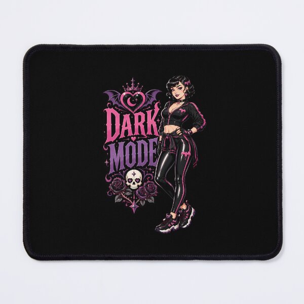 Item preview, Dark mode Goth Gym Girl designed and sold by MissFreya.
