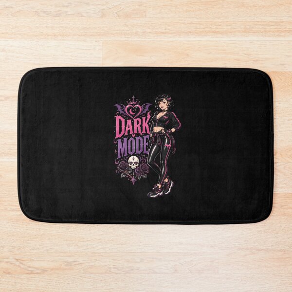 Item preview, Dark mode Goth Gym Girl designed and sold by MissFreya.