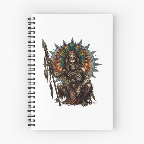 Item preview, Native American Skull. designed and sold by HorrorInkStudio.