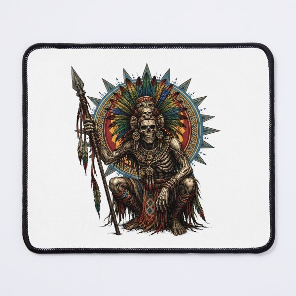 Item preview, Native American Skull. designed and sold by HorrorInkStudio.