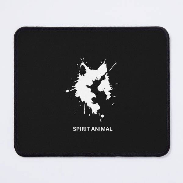 Item preview, Minimalist Watercolor Ink Splatter Wolf Silhouette designed and sold by GiggleInkTees.