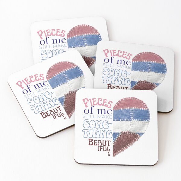 Item preview, Faux Patchwork Heart - Pieces of me still make something beautiful - Healing designed and sold by LAJdesigns.