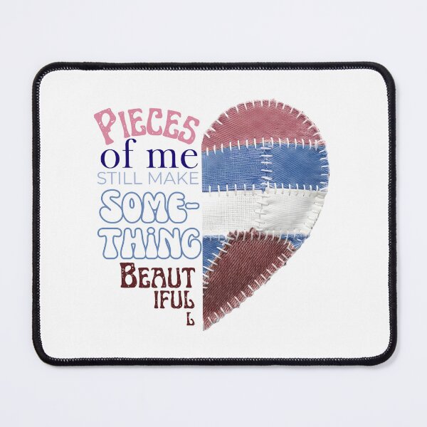Item preview, Faux Patchwork Heart - Pieces of me still make something beautiful - Healing designed and sold by LAJdesigns.