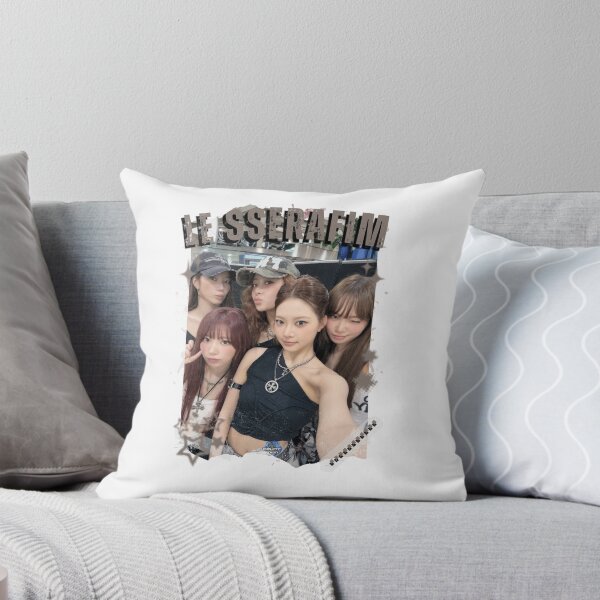 Item preview, Le Sserafimm Kpop Girl Group Black and White Collage Design designed and sold by AJUNICE STUDIO.