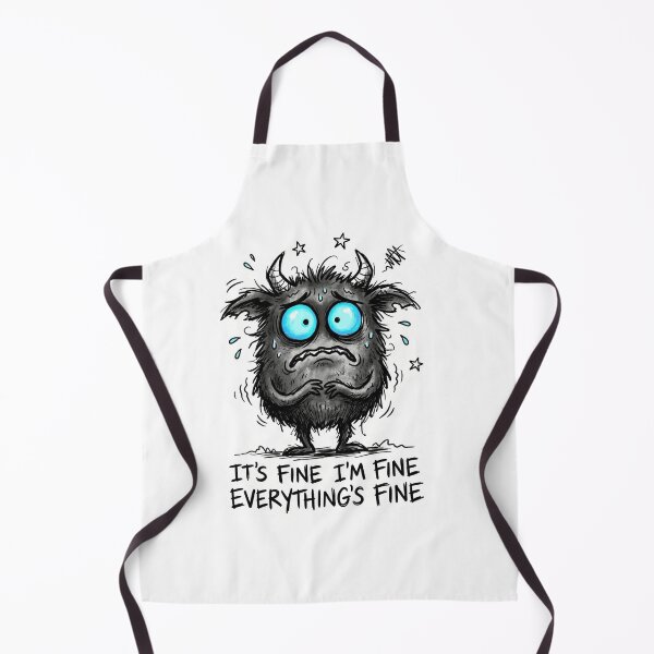 Item preview, I'm Fine Everything Is Fine Sticker designed and sold by atwalstore1992.
