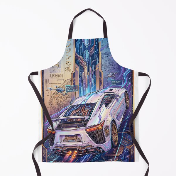 Item preview, High Tech Cybernetic Performance Vehicle Diagnostic Art Poster designed and sold by RevUpDesign.