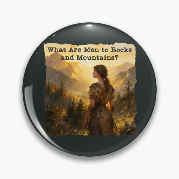 Item preview, What Are Men to Rocks and Mountains – Vintage Pride and Prejudice Jane Austen Quote Art designed and sold by FIREDesignsPOD.