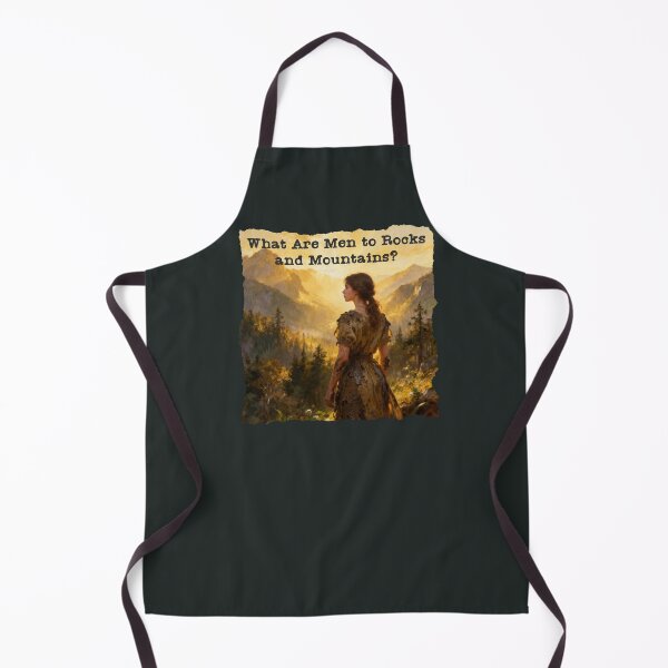 Item preview, What Are Men to Rocks and Mountains – Vintage Pride and Prejudice Jane Austen Quote Art designed and sold by FIREDesignsPOD.