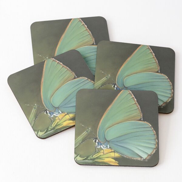 Item preview, Green Butterfly on Yellow Flower designed and sold by jaxlovesart.