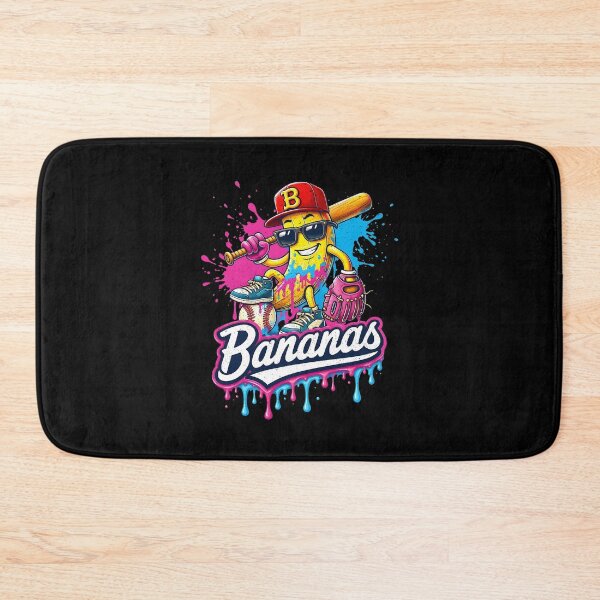 Item preview, Bananas Baseball Team Mascot Funny Sports Fan designed and sold by jinajinawoodood.