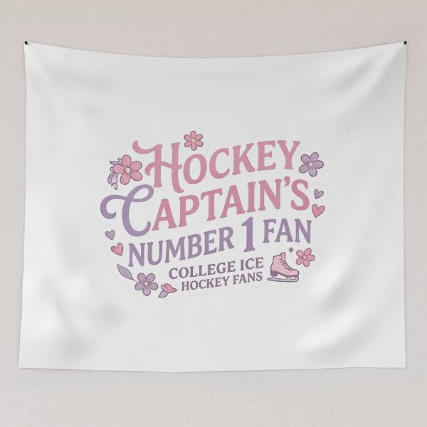 Item preview, UNOFFICIAL- Hockey Captains Number 1 Fan - Vintage College Romance  designed and sold by Fatomfatom.