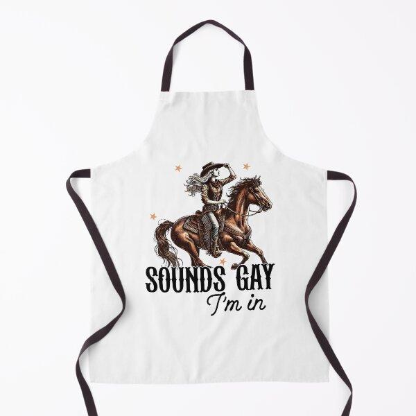 Item preview, Sounds Gay I'm In Funny Cowboy Rodeo LGBTQ Pride Graphic designed and sold by jinajinawoodood.
