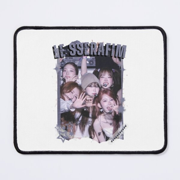 Item preview, Le Sserafimm Kpop Girl Group Black and White Collage Design designed and sold by AJUNICE STUDIO.