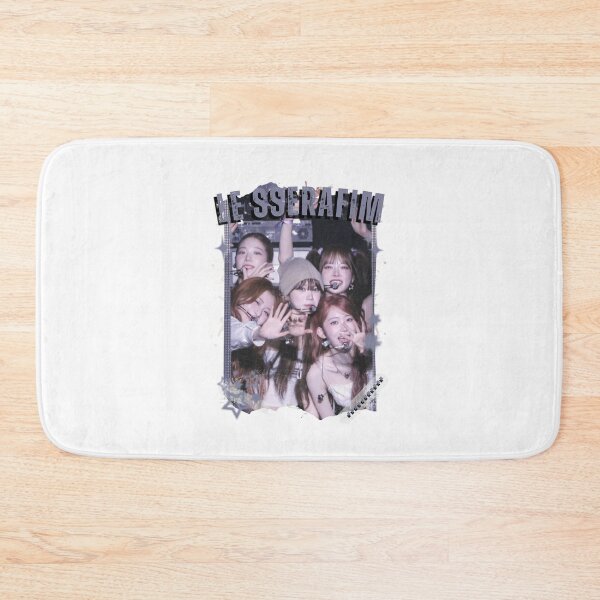 Item preview, Le Sserafimm Kpop Girl Group Black and White Collage Design designed and sold by AJUNICE STUDIO.