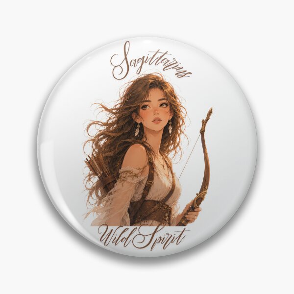 Item preview, Sagittarius Wild Spirit Zodiac Astrological Archer Girl designed and sold by Marcelina28.