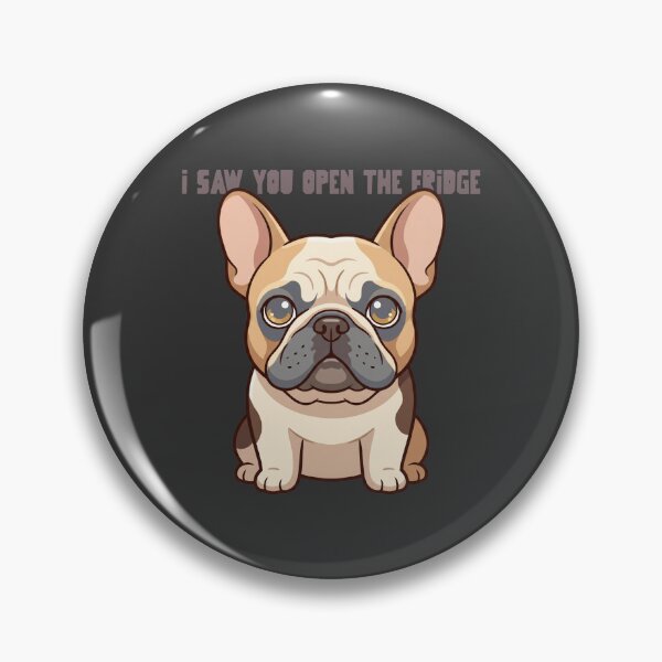 Item preview, French Bulldog The Witness designed and sold by GlitchedTees.