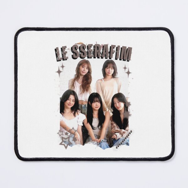 Item preview, Le Sserafimm Kpop Girl Group Black and White Collage Design designed and sold by AJUNICE STUDIO.