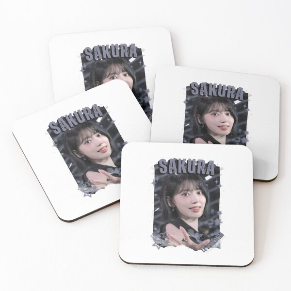 Item preview, Le Sserafimm Sakura Kpop Girl Group Black and White Collage Design designed and sold by AJUNICE STUDIO.