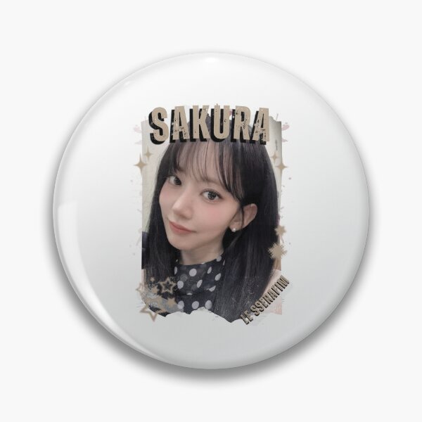 Item preview, Le Sserafimm Sakura Kpop Girl Group Black and White Collage Design designed and sold by AJUNICE STUDIO.