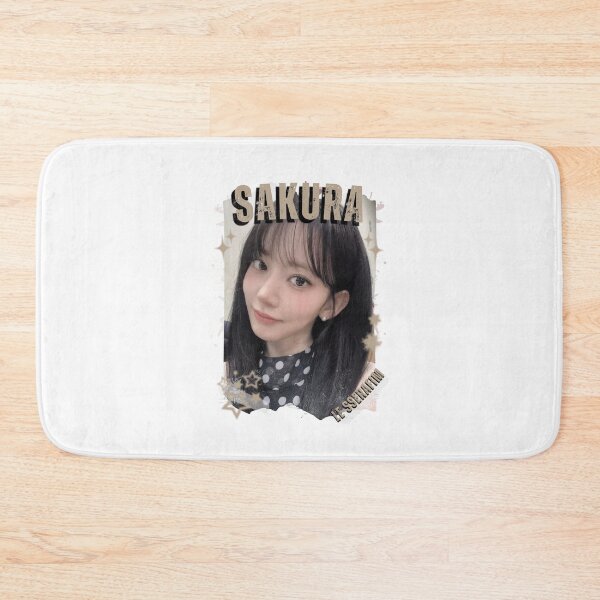 Item preview, Le Sserafimm Sakura Kpop Girl Group Black and White Collage Design designed and sold by AJUNICE STUDIO.