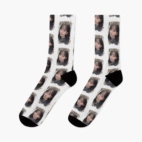 Item preview, Le Sserafimm Sakura Kpop Girl Group Black and White Collage Design designed and sold by AJUNICE STUDIO.