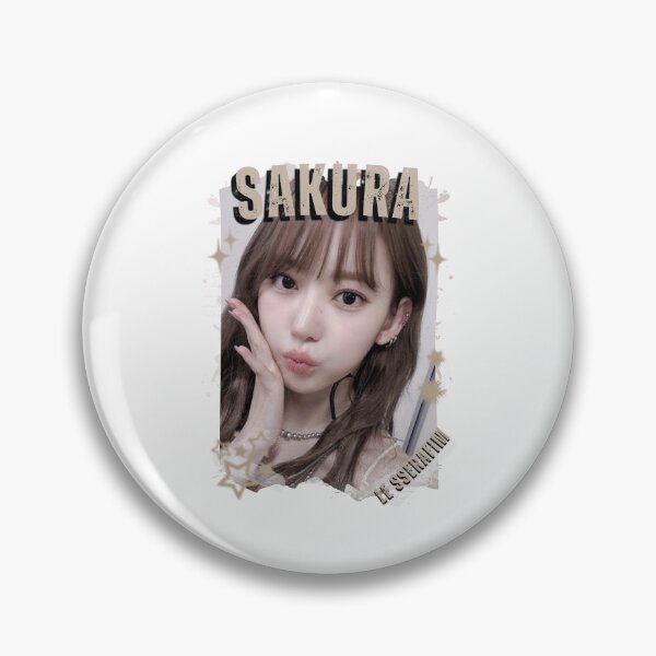 Item preview, Le Sserafimm Sakura Kpop Girl Group Black and White Collage Design designed and sold by AJUNICE STUDIO.