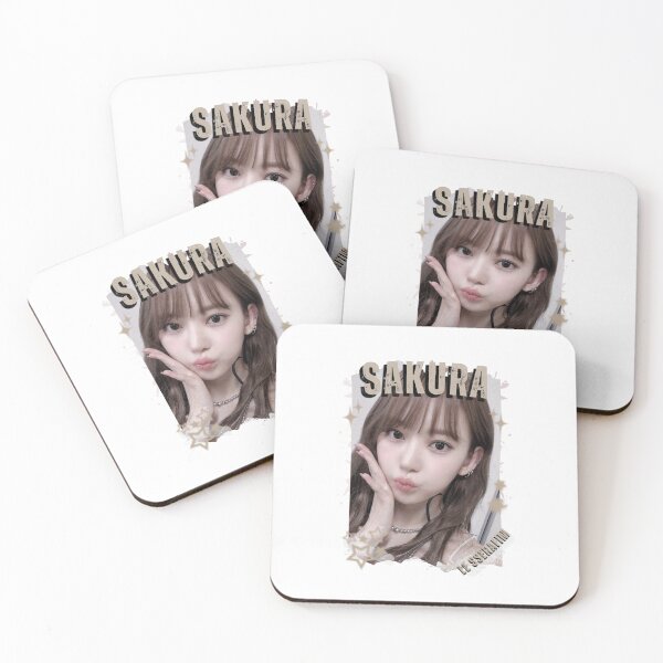 Item preview, Le Sserafimm Sakura Kpop Girl Group Black and White Collage Design designed and sold by AJUNICE STUDIO.