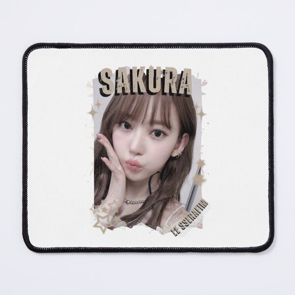 Item preview, Le Sserafimm Sakura Kpop Girl Group Black and White Collage Design designed and sold by AJUNICE STUDIO.