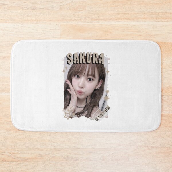 Item preview, Le Sserafimm Sakura Kpop Girl Group Black and White Collage Design designed and sold by AJUNICE STUDIO.