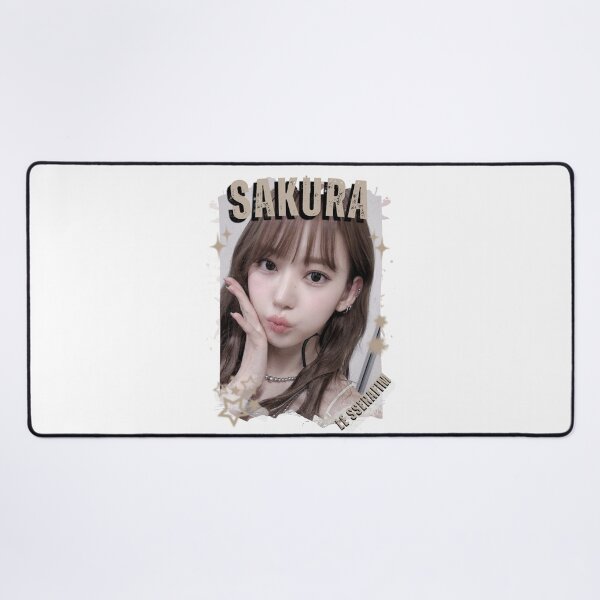 Item preview, Le Sserafimm Sakura Kpop Girl Group Black and White Collage Design designed and sold by AJUNICE STUDIO.