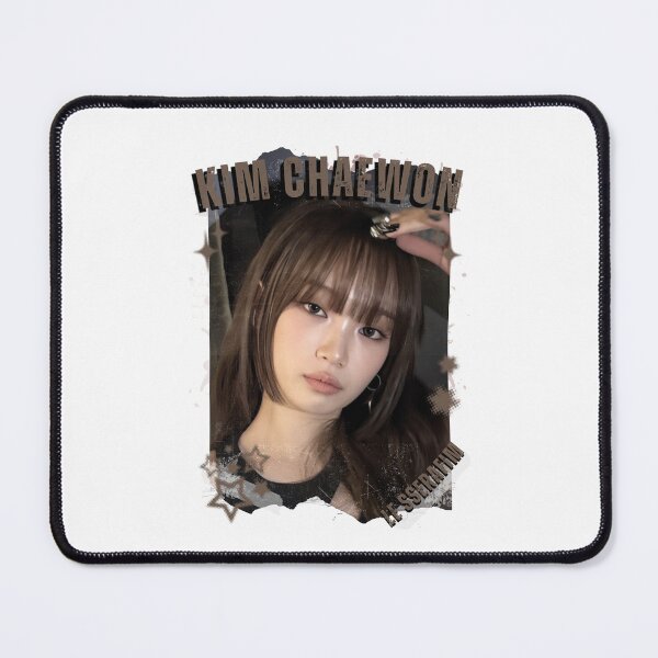 Item preview, Le Sserafimm Kim Chaewon Kpop Girl Group Black and White Collage Design designed and sold by AJUNICE STUDIO.