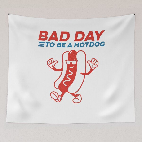Item preview, Funny Bad Day to be a Hot Dog  designed and sold by suhairee-studio.