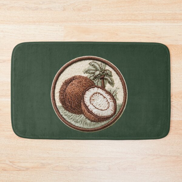Item preview, Embroidered Coconut Patch Art designed and sold by MegaNovaArt.