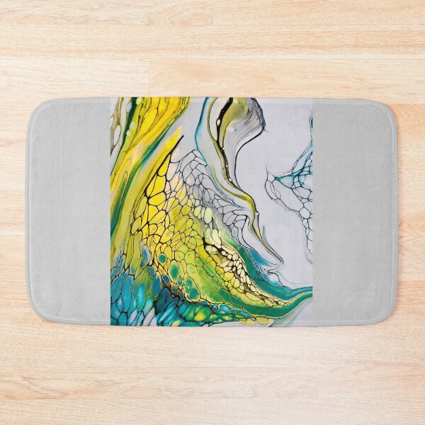 Item preview, Citrus Lagoon Original Fluid Art designed and sold by PourtionOfArt.