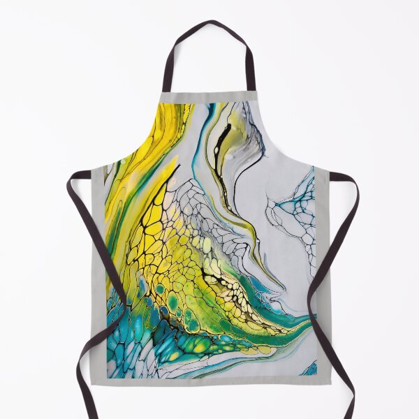 Item preview, Citrus Lagoon Original Fluid Art designed and sold by PourtionOfArt.