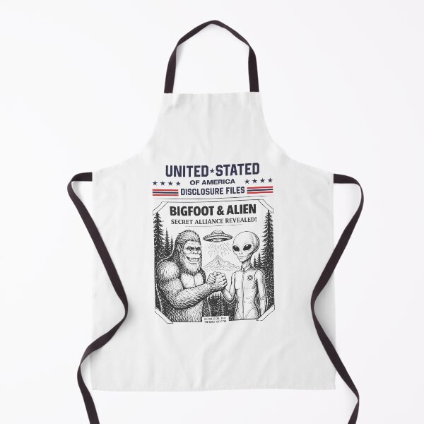Item preview, Bigfoot And Alien Secret Alliance Revealed Funny Conspiracy designed and sold by jinajinawoodood.