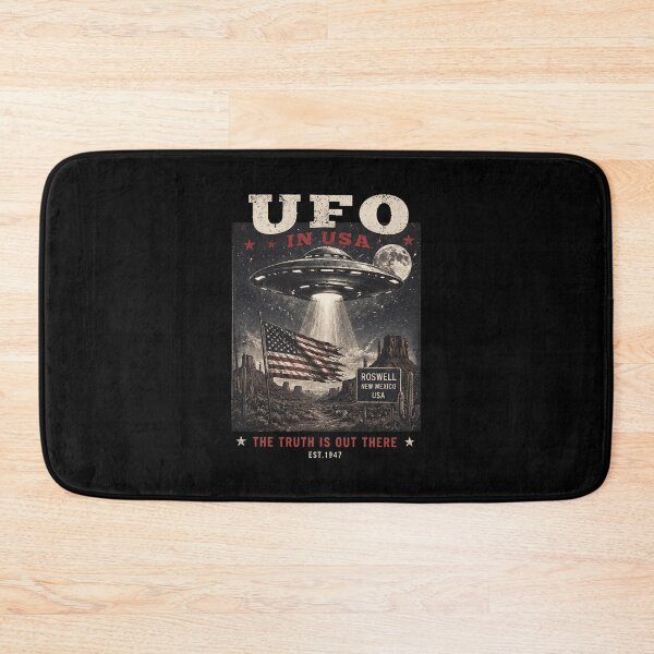 Item preview, UFO In USA Roswell New Mexico Vintage Alien Encounter  designed and sold by jinajinawoodood.