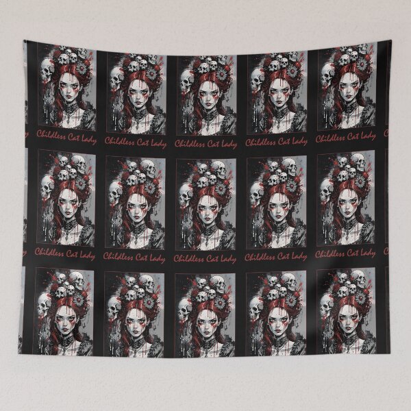 Item preview, GOTH Childless Cat Lady by VALPYRA SKULLSTYR designed and sold by  VALPYRA Mistress of SKULLSTYR.