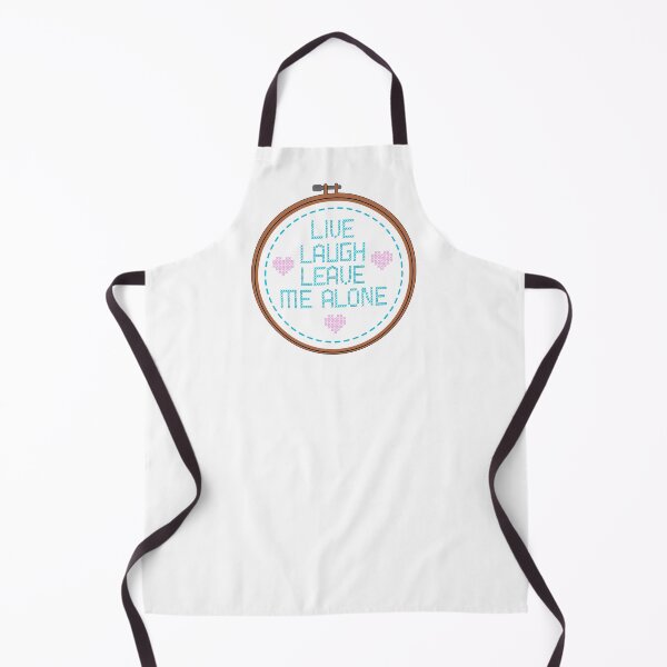 Item preview, Live Laugh Leave Me Alone Embroidery Hoop/Cross Stitch designed and sold by GlitterArtySVG.