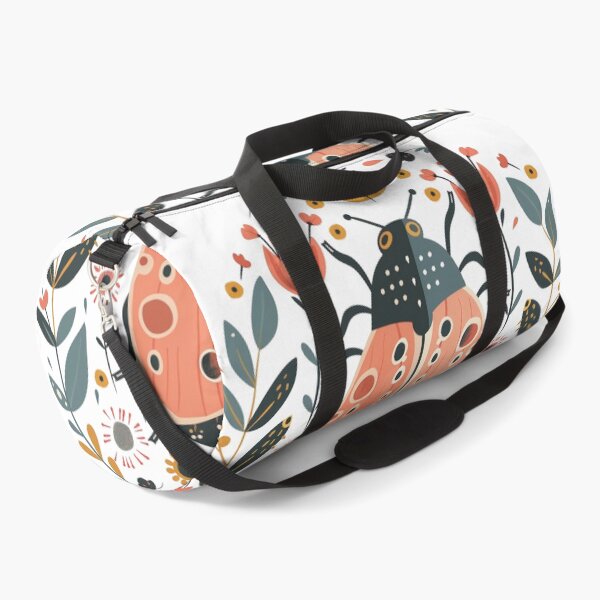 Item preview, Scandinavian Folk Art, Ladybug With Flowers designed and sold by xiao xuans.