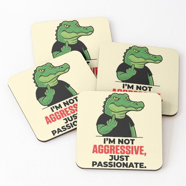 Item preview, Not Aggressive, Just Passionate designed and sold by Amir Faysal.