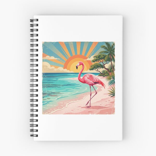 Item preview, Vintage Bonaire Tropical Beach Pink Sand Poster designed and sold by DuckOddity.