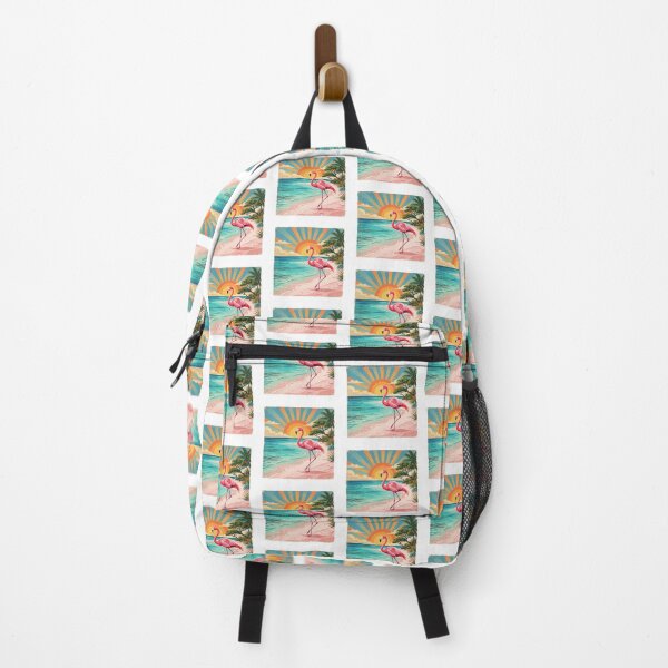 Item preview, Vintage Bonaire Tropical Beach Pink Sand Poster designed and sold by DuckOddity.