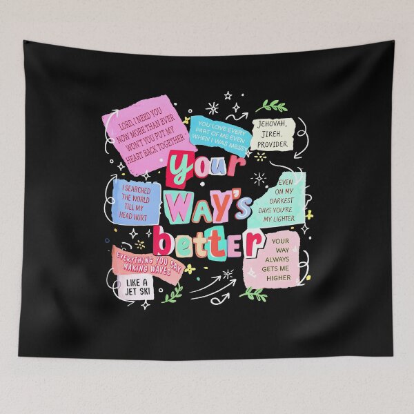Item preview, Your Way's Better Retro Christian designed and sold by nosu-art-pod.