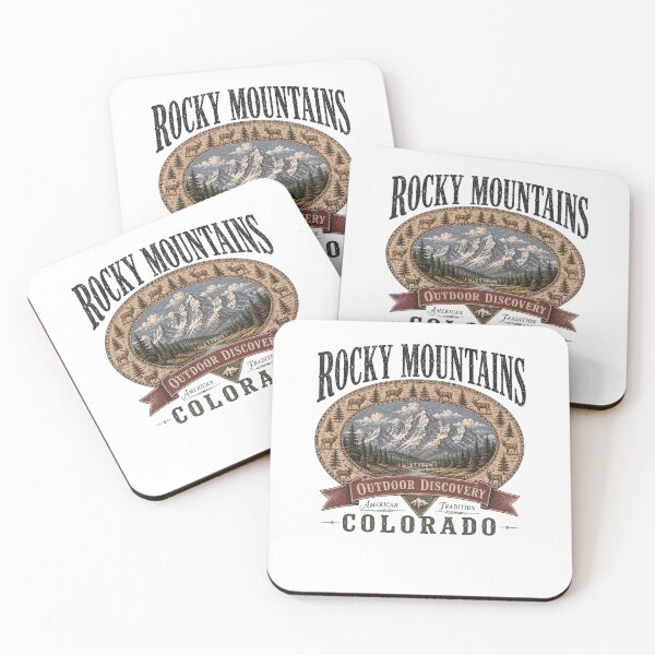 Item preview, Rocky Mountains Colorado Outdoor Discovery Vintage Mountain designed and sold by jinajinawoodood.